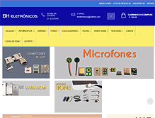Tablet Screenshot of bheletronicos.com.br